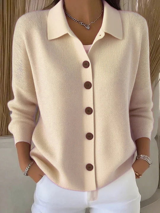 Jetske | Vest with collar and buttons at the front
