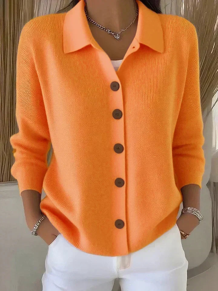 Jetske | Vest with collar and buttons at the front