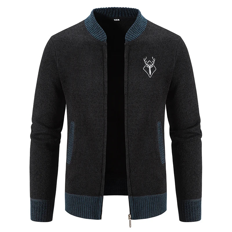Pieter | Knitted Men's Vest with Autumn Detail