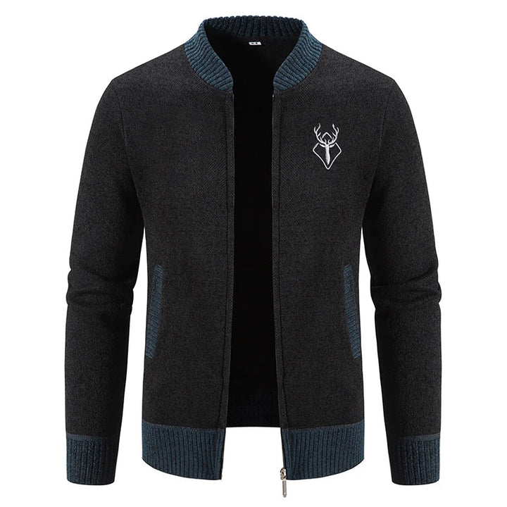 Pieter | Knitted Men's Vest with Autumn Detail