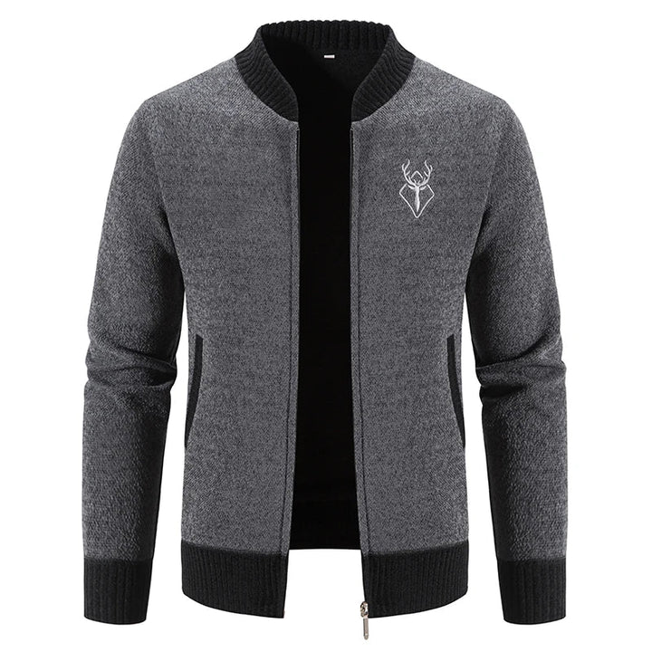 Pieter | Knitted Men's Vest with Autumn Detail