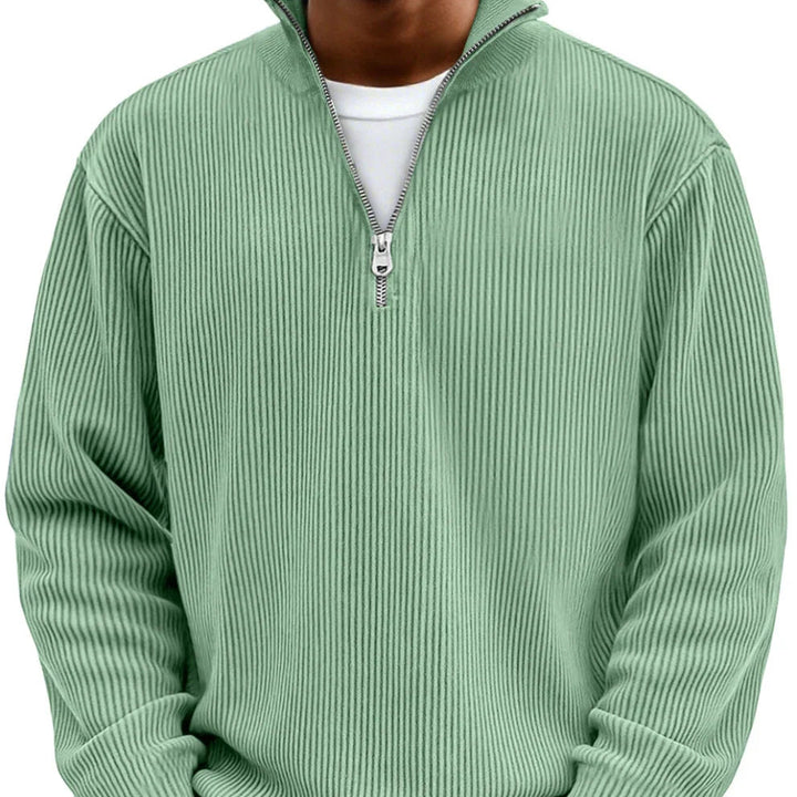 Jan | half zip sweater with long sleeves