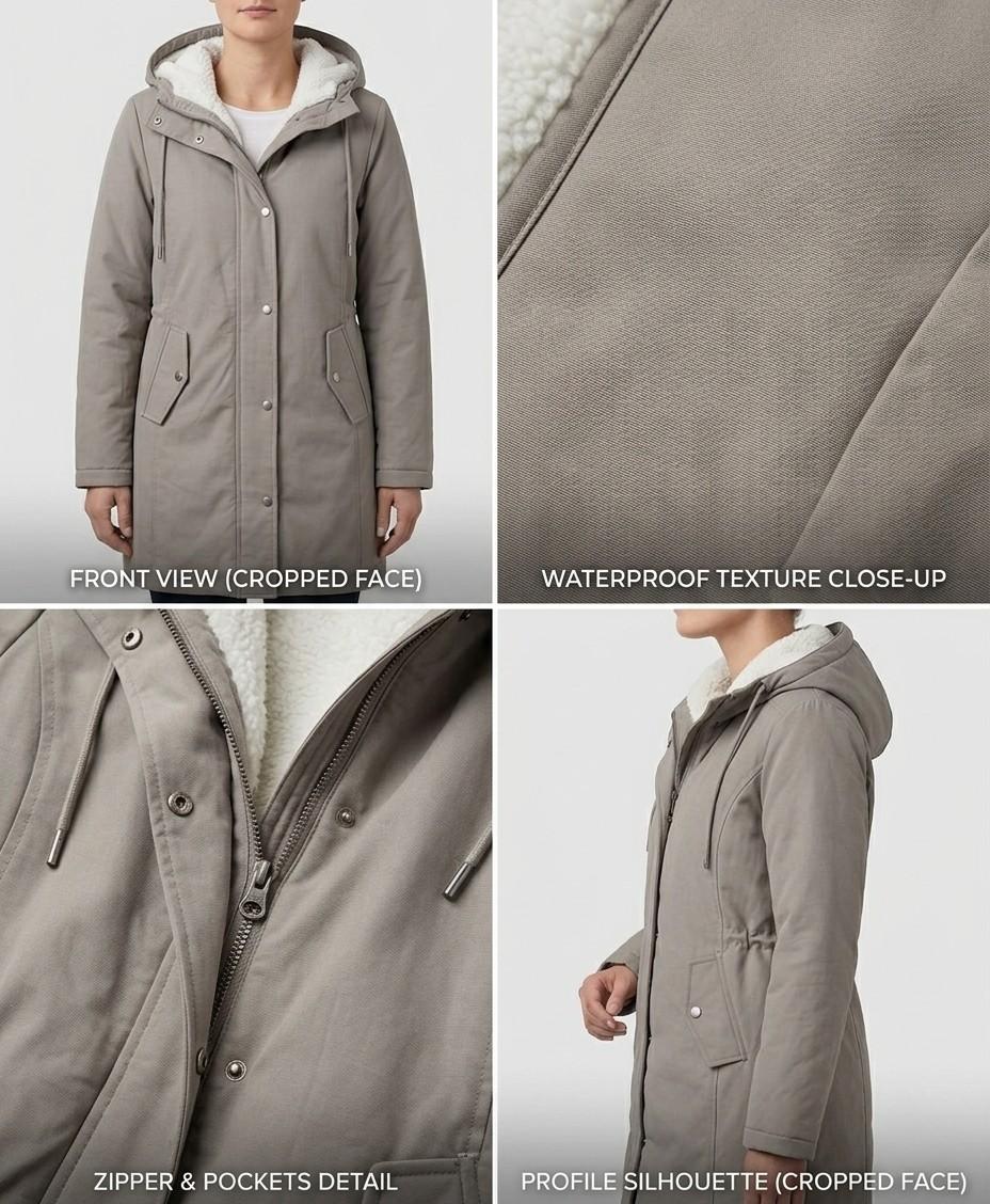 Eleanor - Hooded Longline Winter Parka