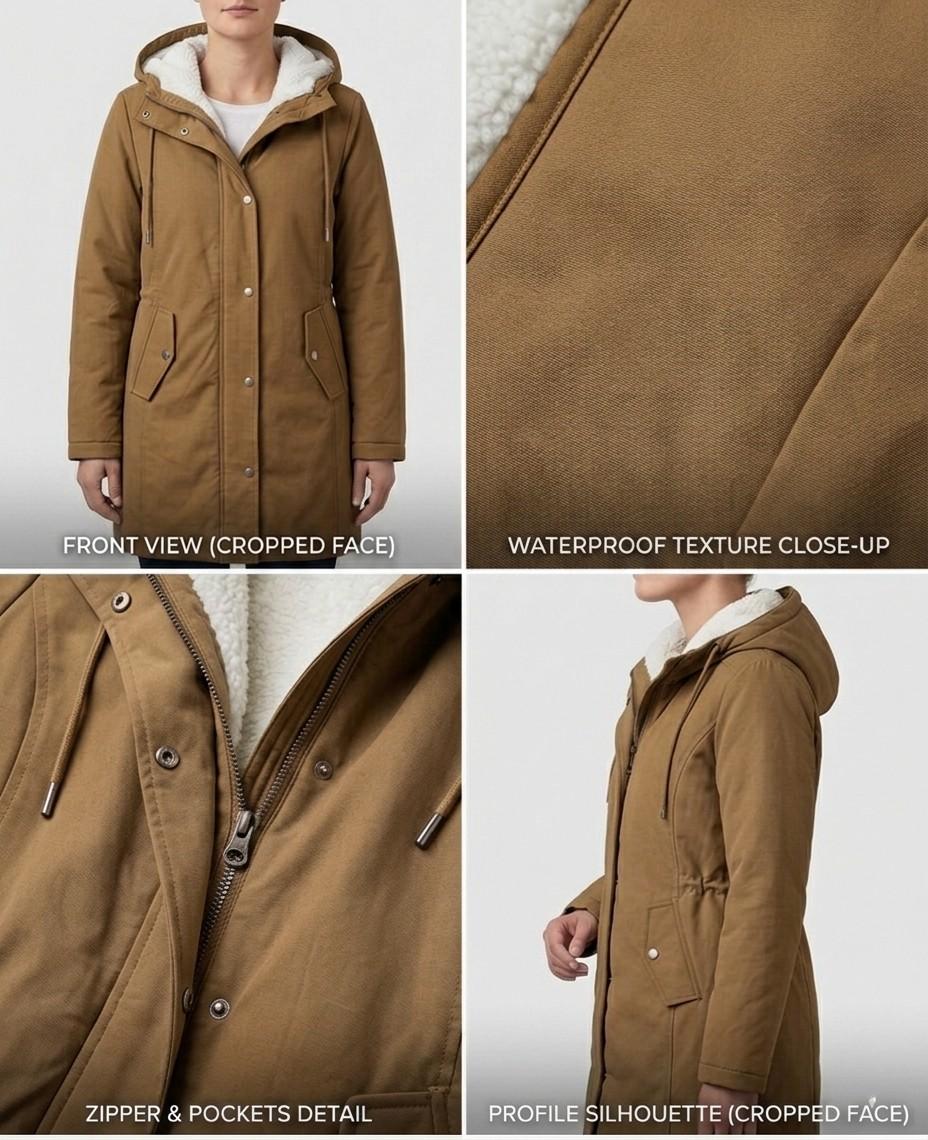 Ottilie - Hooded Longline Parka Coat