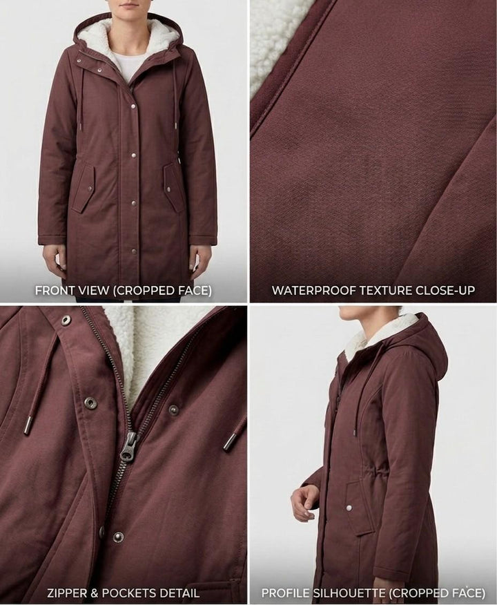 Maeve - Hooded Longline Parka Coat