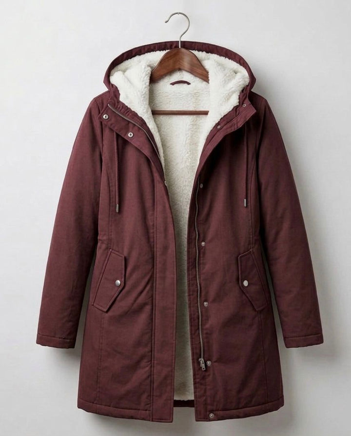 Maeve - Hooded Longline Parka Coat