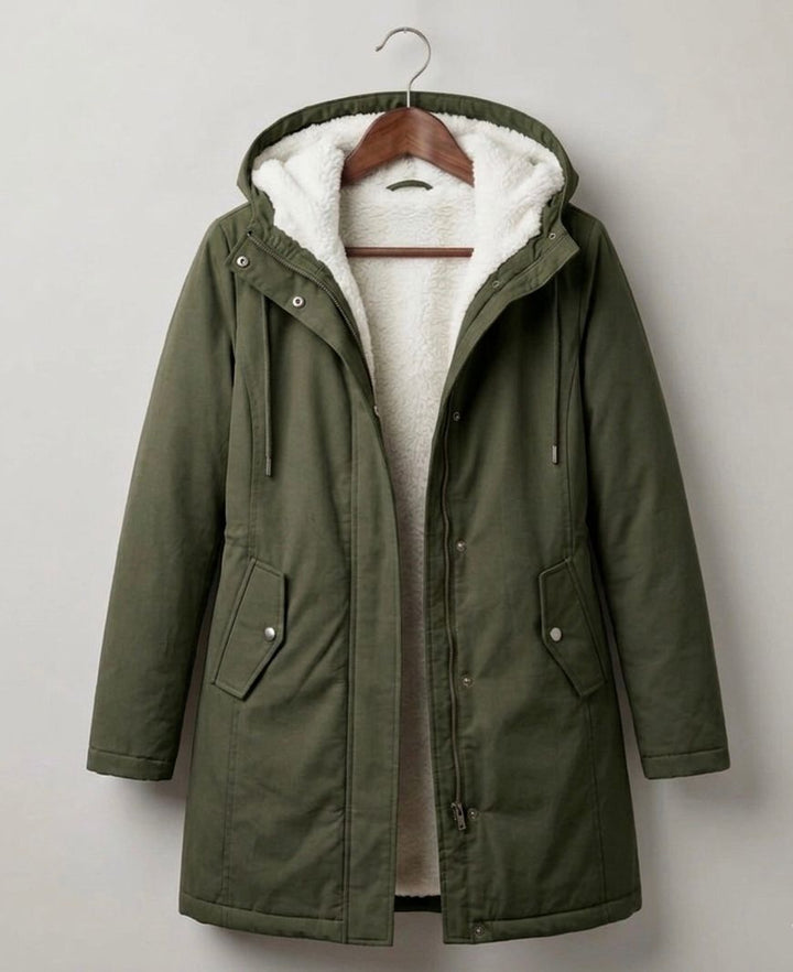 Isla - Hooded Longline Parka Coat