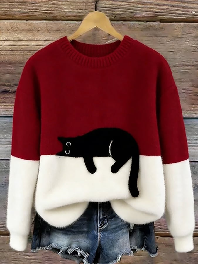 Elegant Cat Sweater