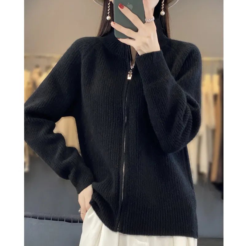 Charlotte™ - Cardigan with Zipper