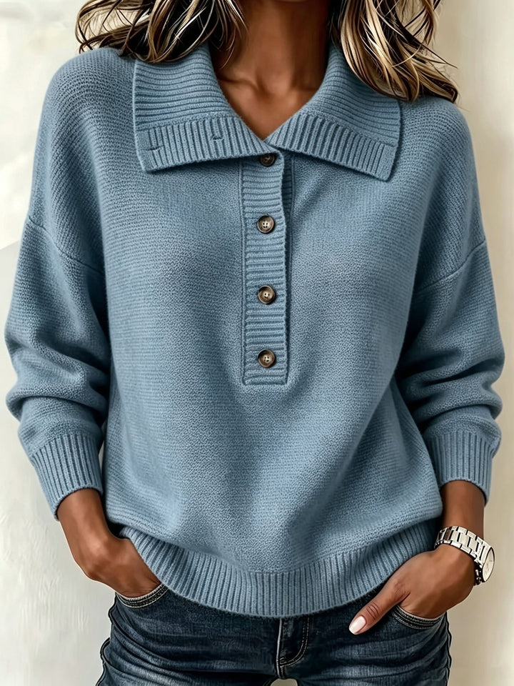 Nicole | Women's Autumn Sweater with Buttons