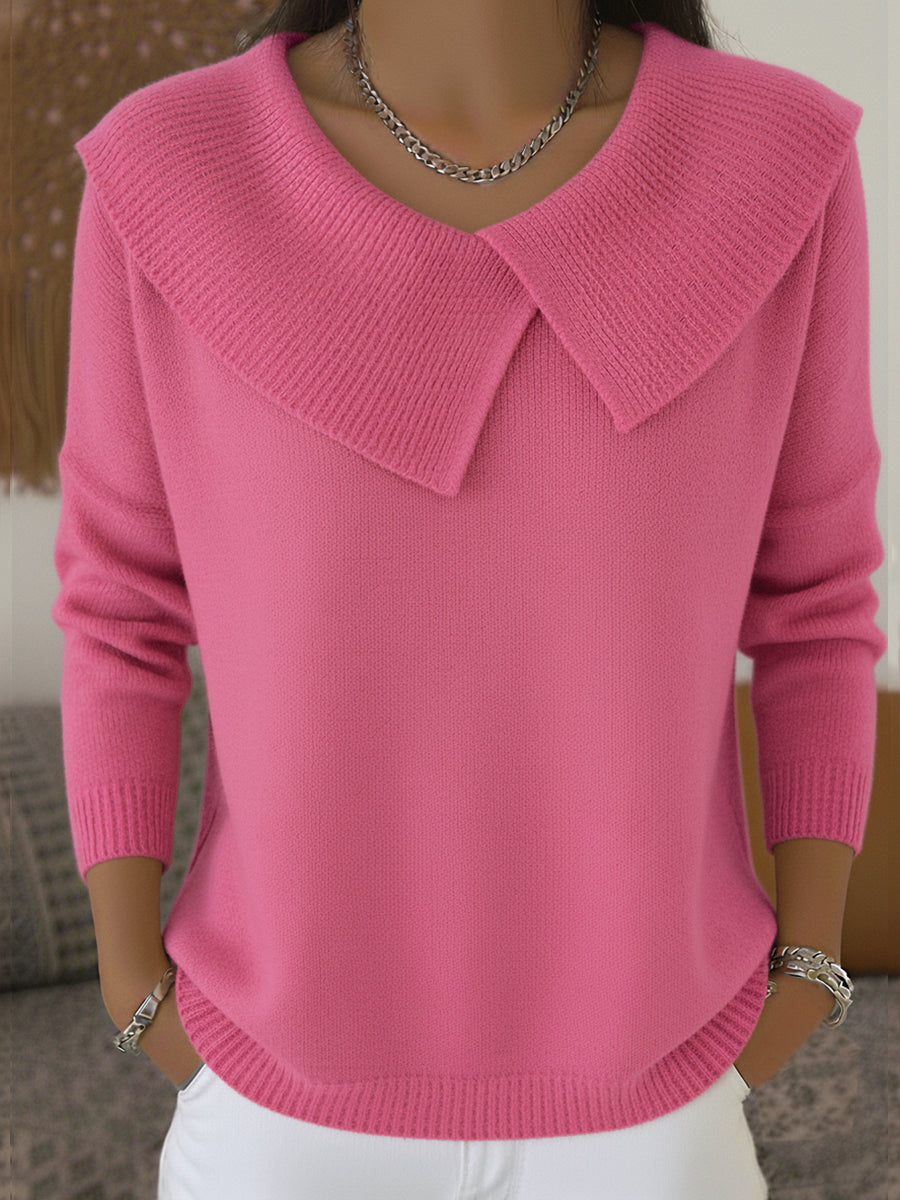Josien | Warm Sweater with Soft Collar