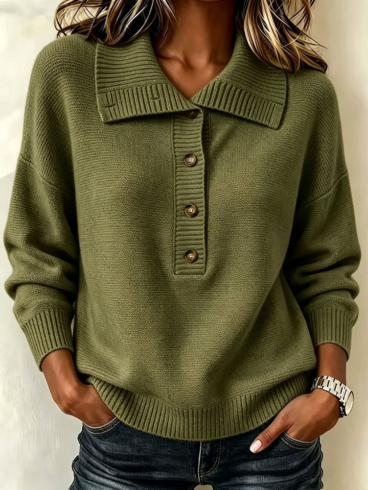 Nicole | Women's Autumn Sweater with Buttons