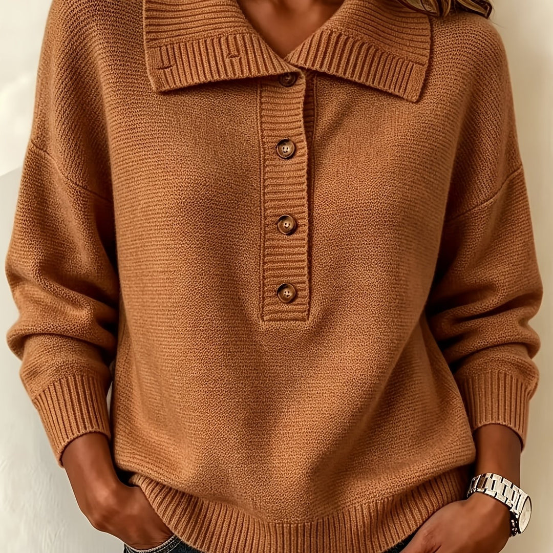 Nicole | Women's Autumn Sweater with Buttons