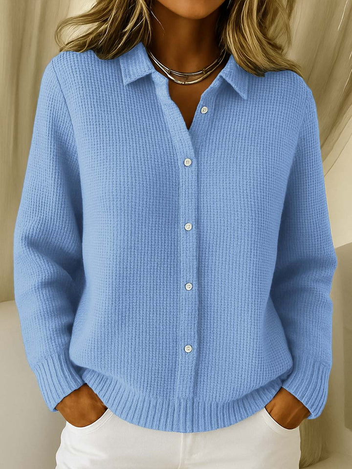 Women's Knitted Cardigan with Buttons