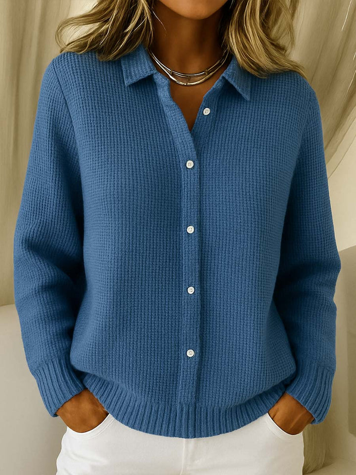 Women's Knitted Cardigan with Buttons