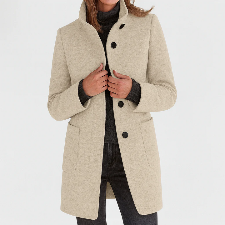 Beatrice™ | Classic Everyday Button Coat