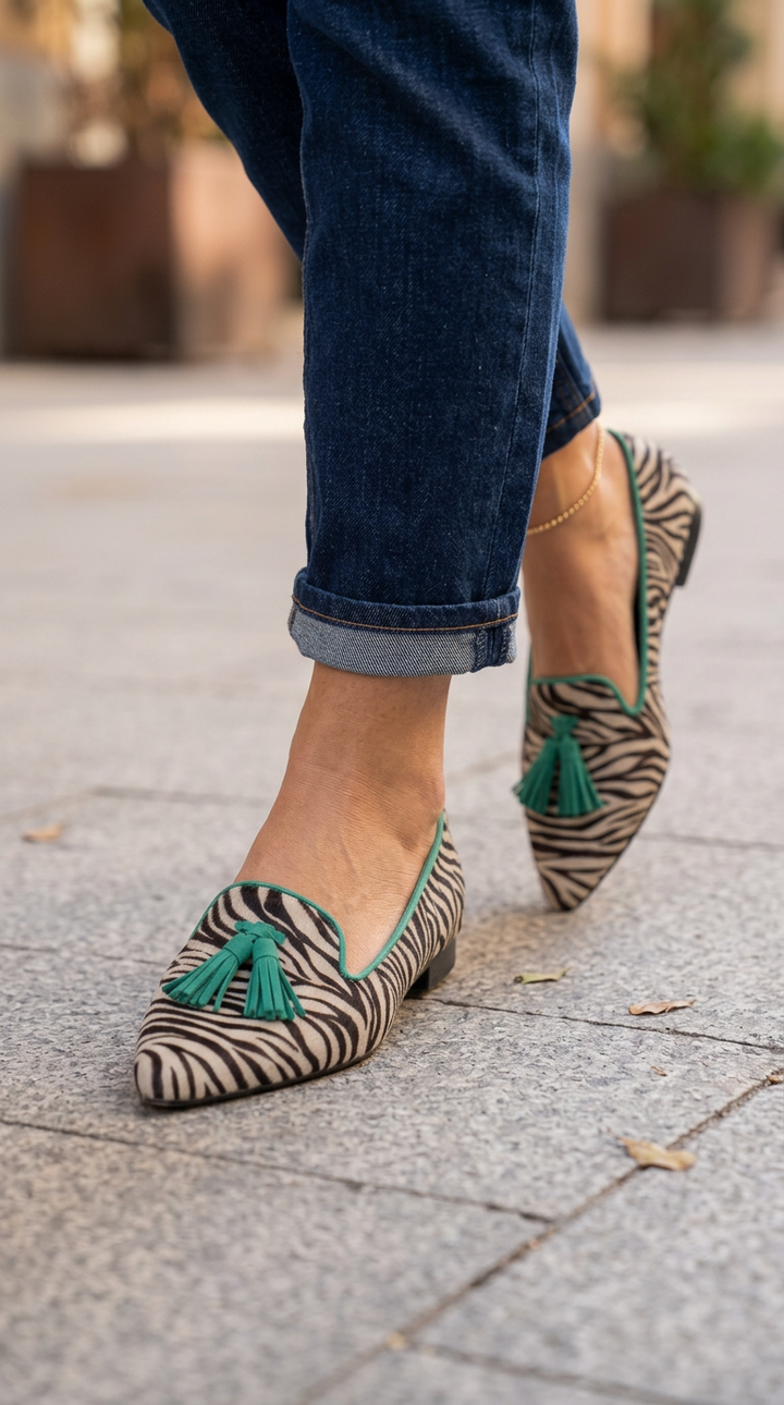 Livia | Pointed Toe Slip-On Flats