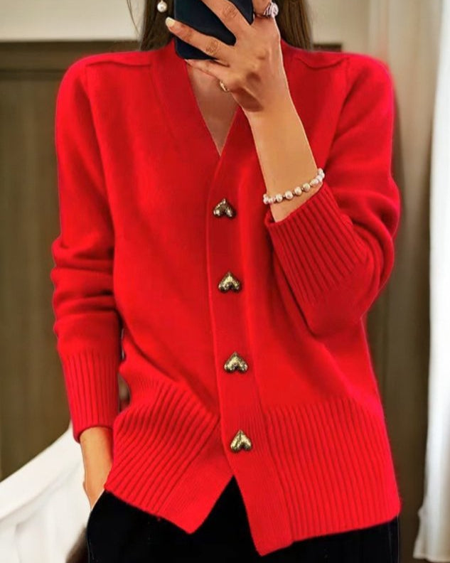 Michaela | V-Neck Cardigan