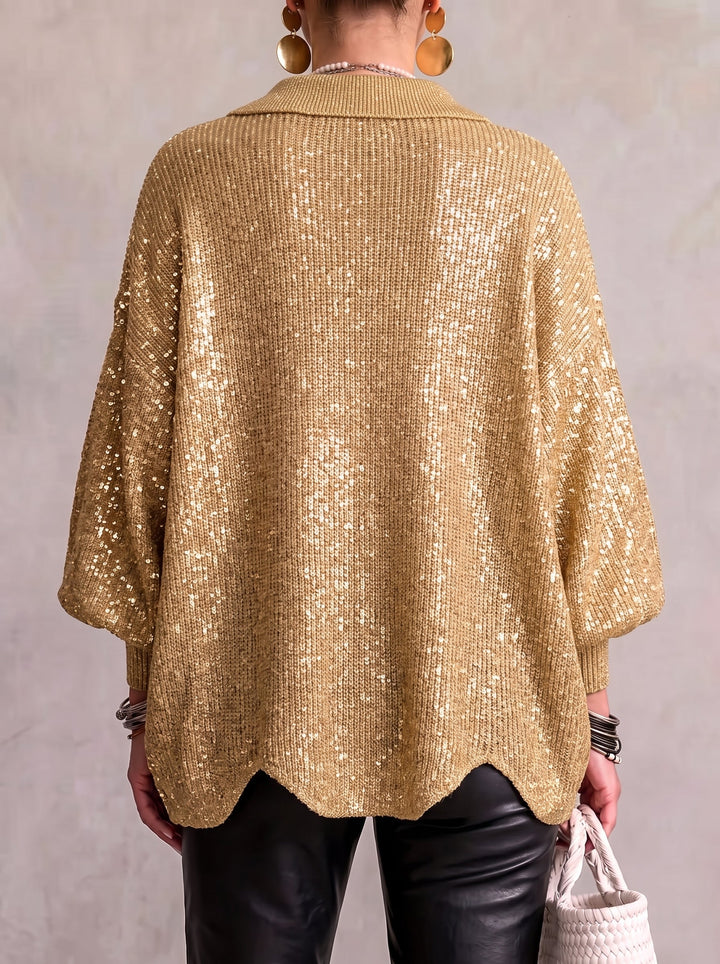 Ardelle™ | Oversized Cardigan with Collar