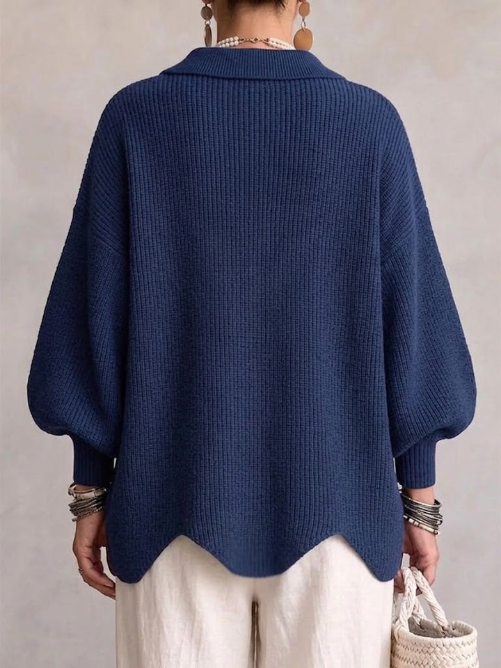 Ardelle™ | Oversized Cardigan with Collar