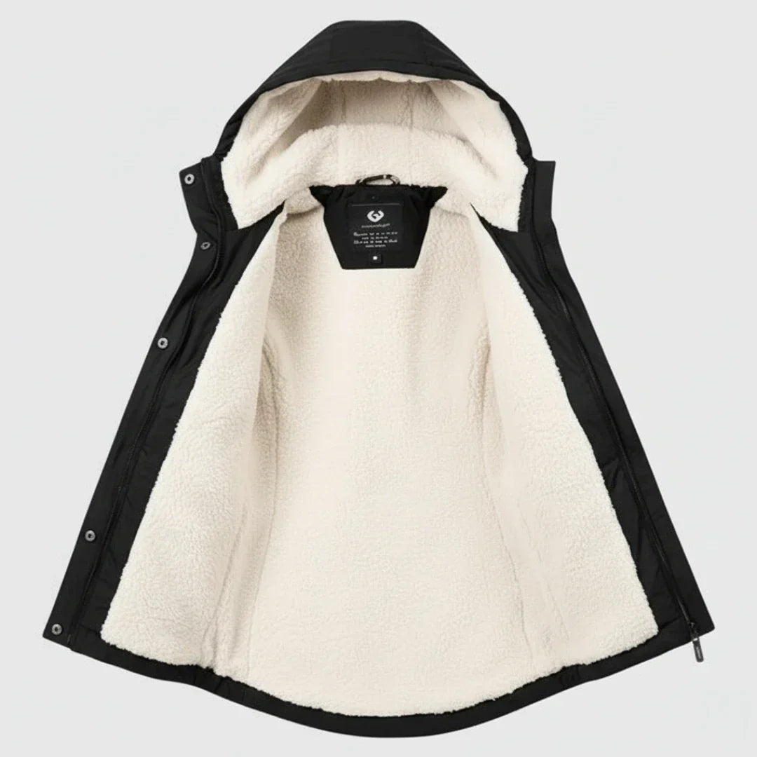 Penelope™ | Waterproof Hooded Parka with Fleece Lining