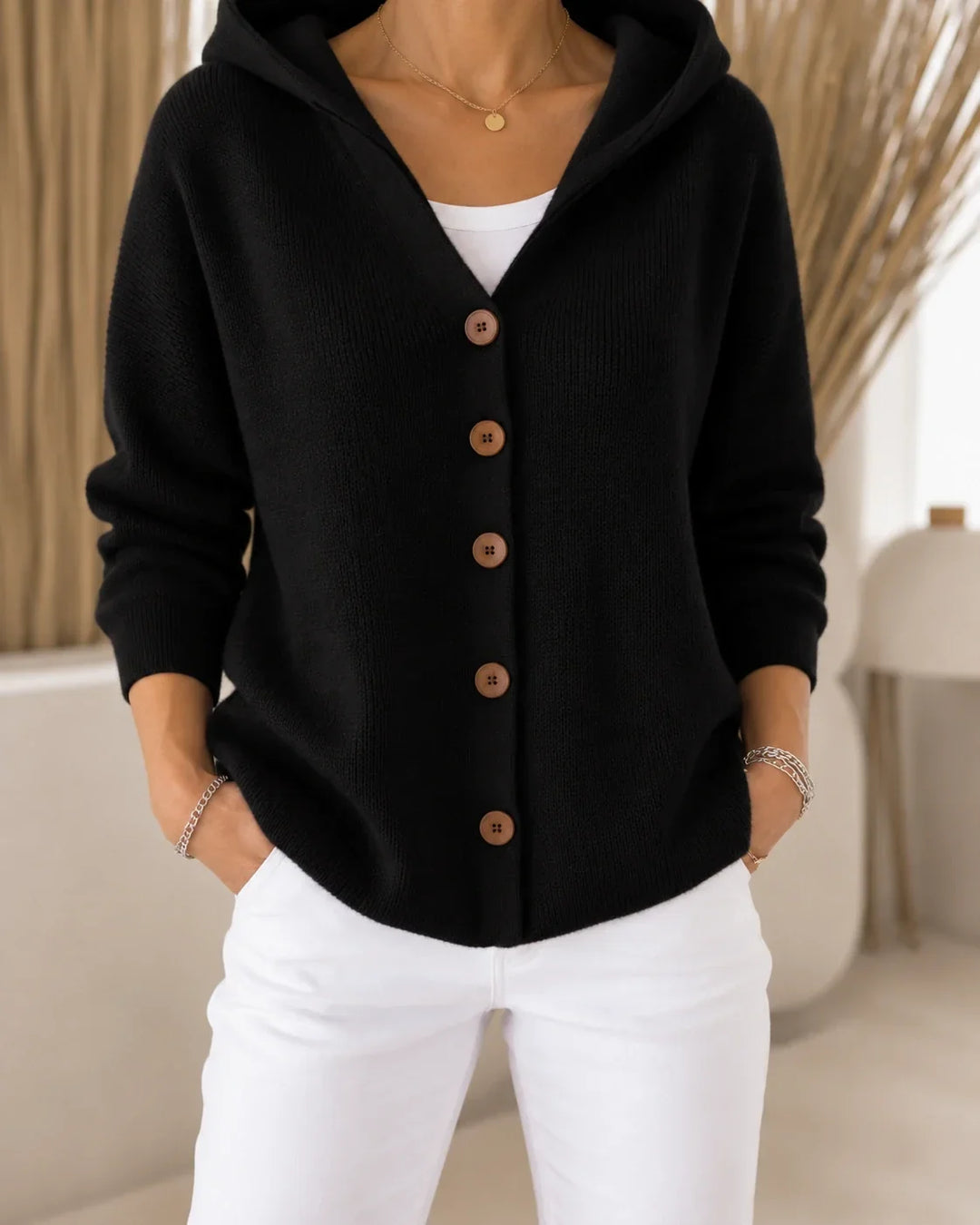 Teri | Lightweight Hooded Cardigan