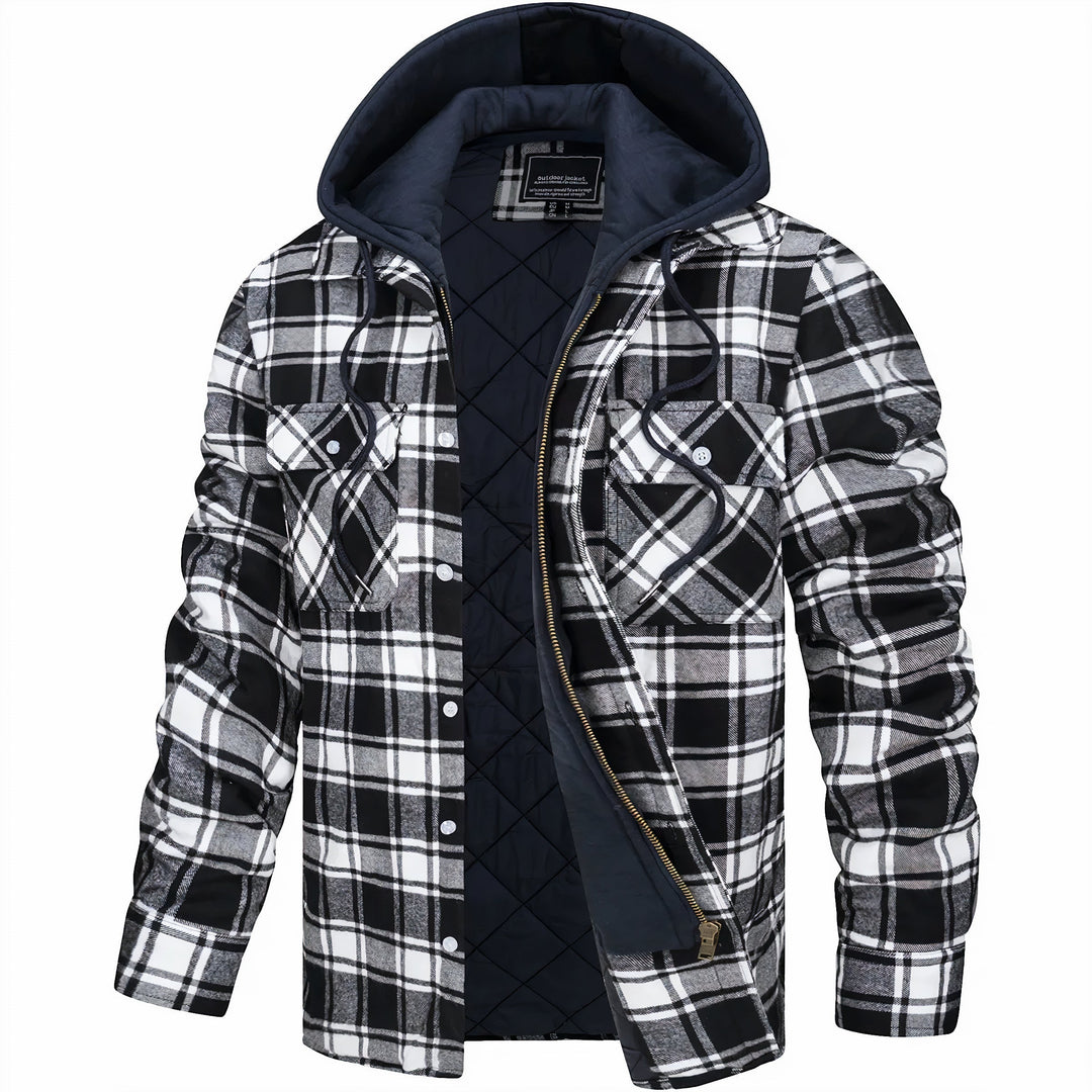 Kevin | Checked Jacket with Zipper
